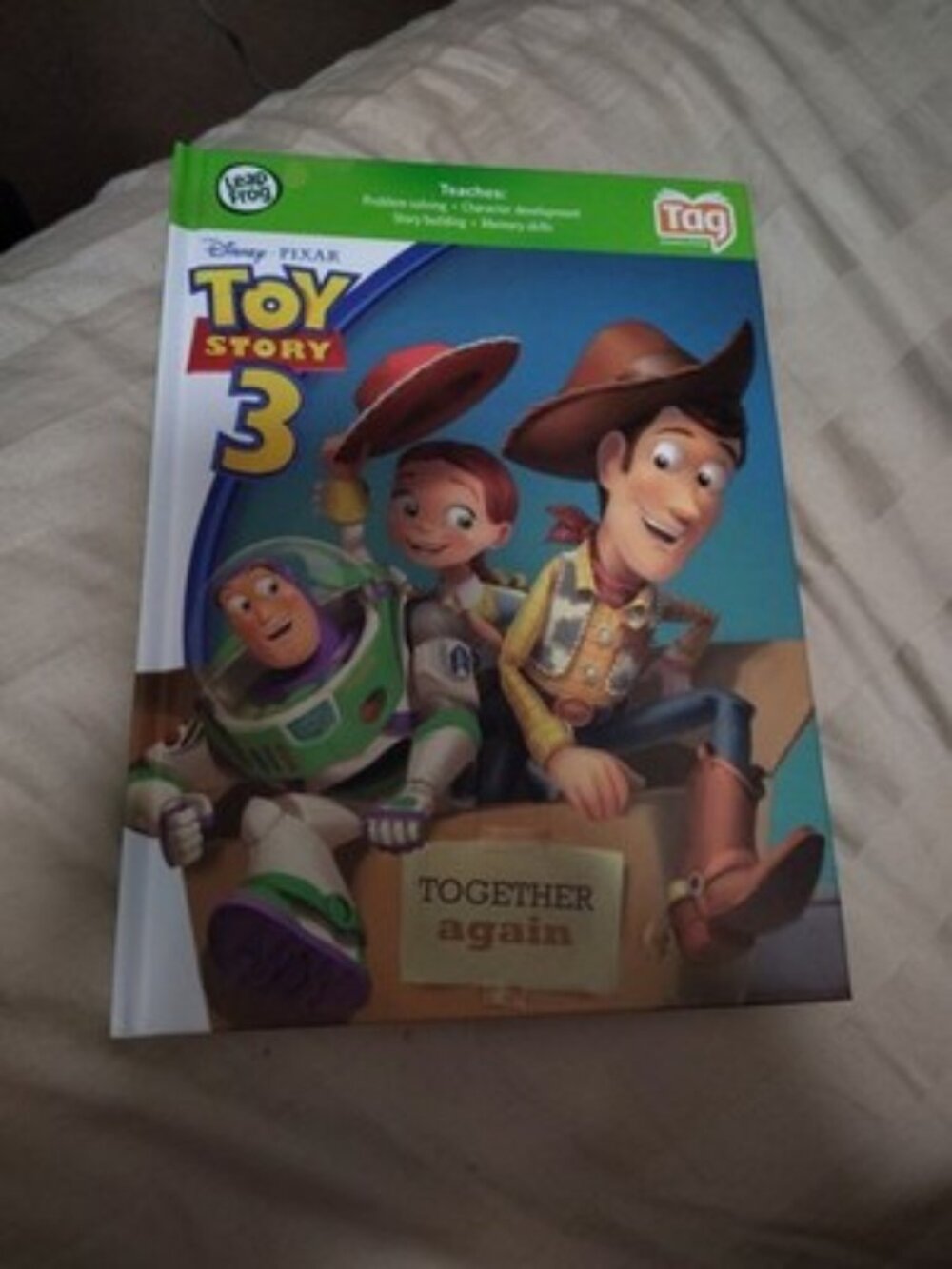 Leapfrog Tag Reader DISNEY TOY STORY 3 TOGETHER AGAIN Interactive Book